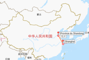 Trajet régulièrement effectué par Yin Yunxia (殷允霞)